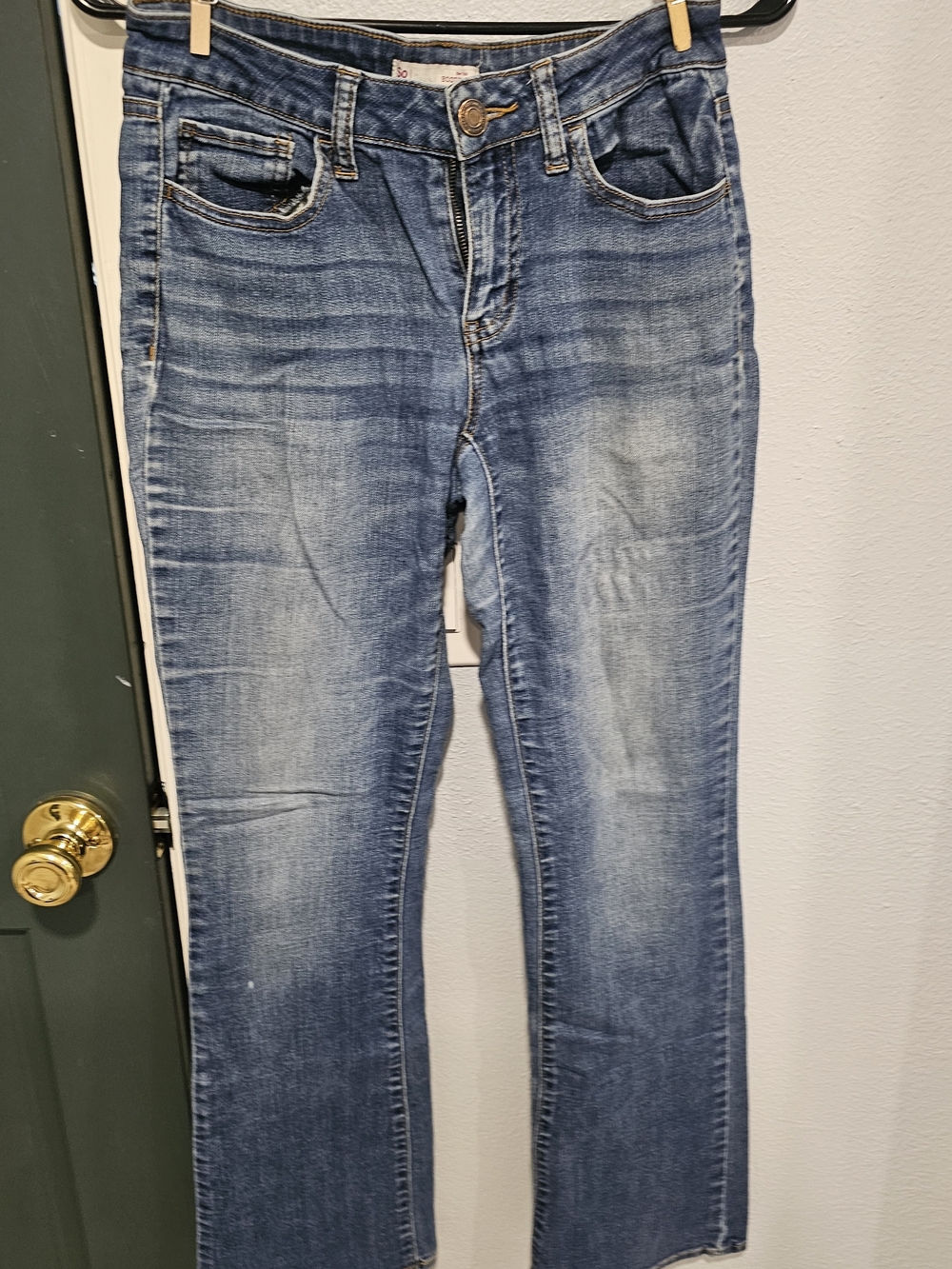 SO Women's Light Blue Boot Cut Jeans